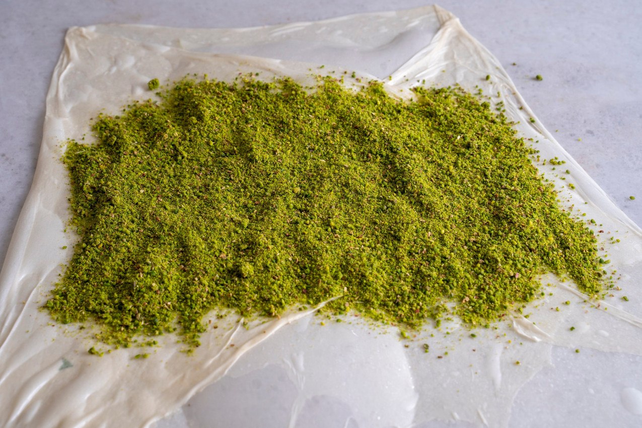 Antep Fıstıklı Fıtır Katmeri