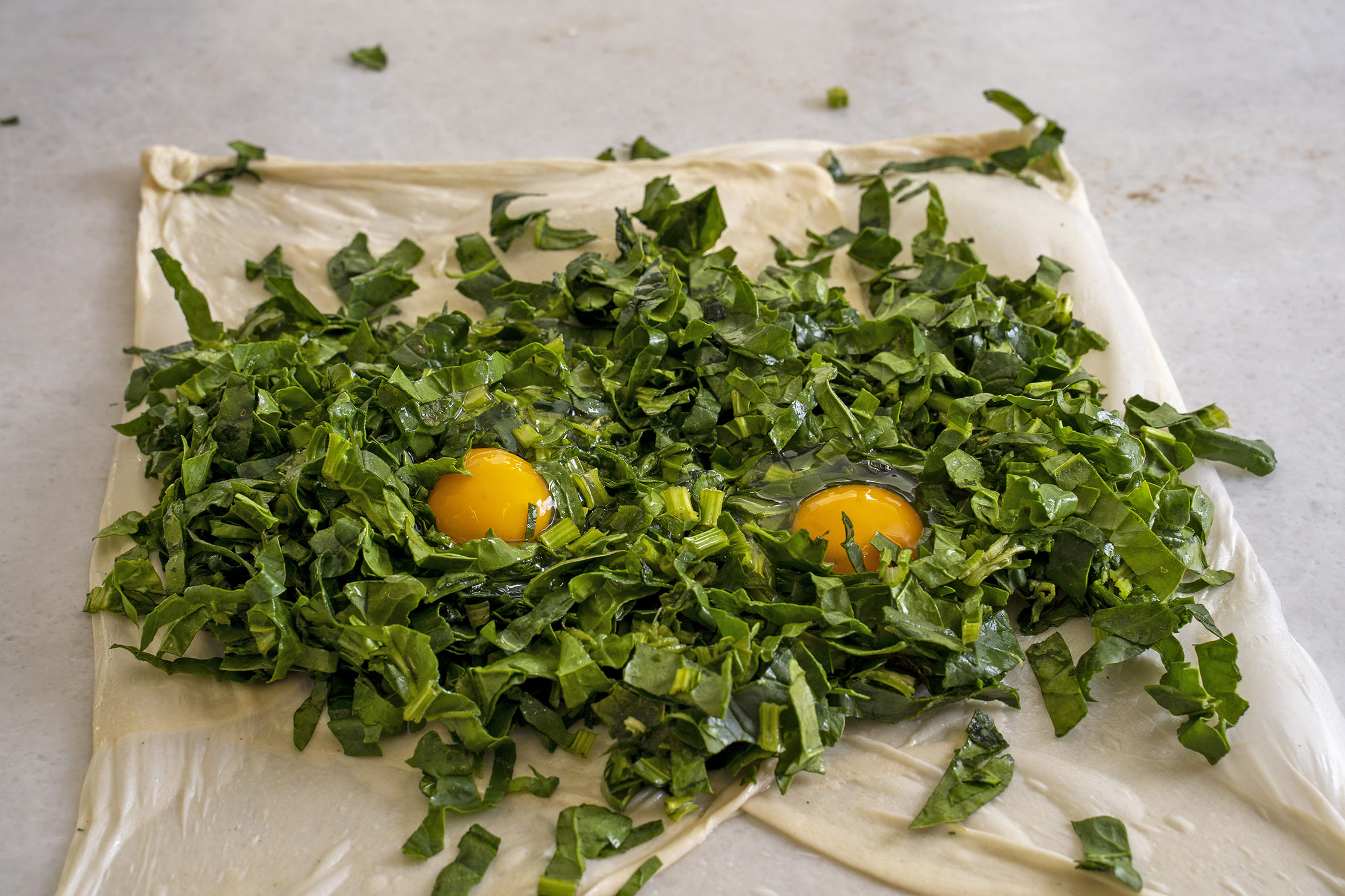 Ispanaklı Yumurtalı