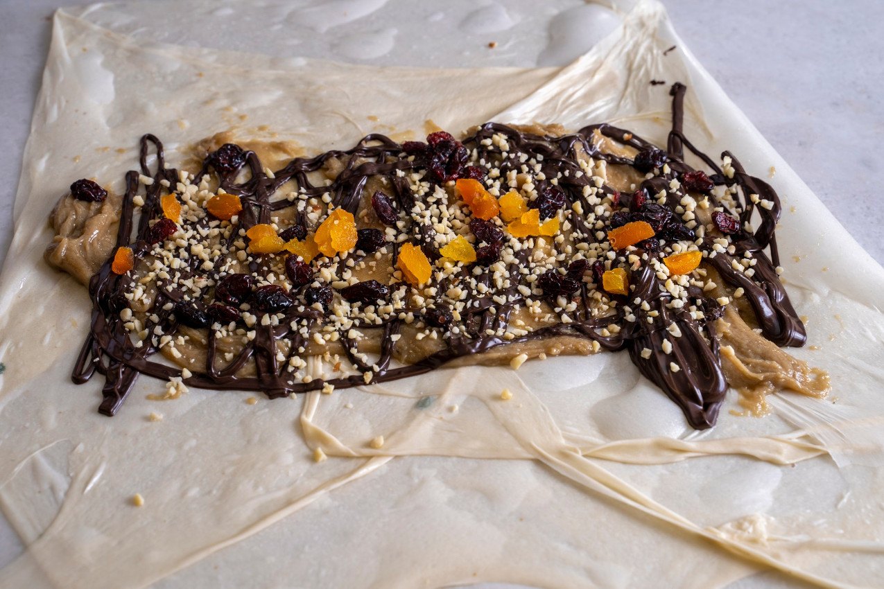 Tahinli Çikolatalı Spesiyal Fıtır Katmeri